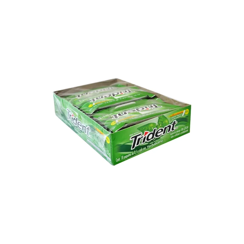 TRIDENT Yerbabuena 8.5g CAJA X18