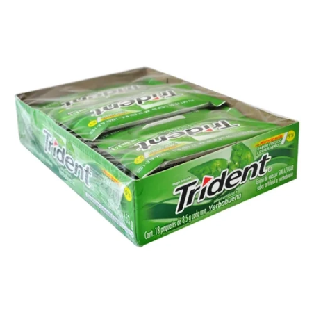 TRIDENT Yerbabuena 8.5g CAJA X18