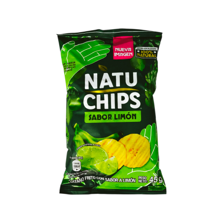 NATUCHIPS Chifles Limón 45g