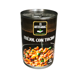 EL ARTESANAL Fréjol con Tocino 425g